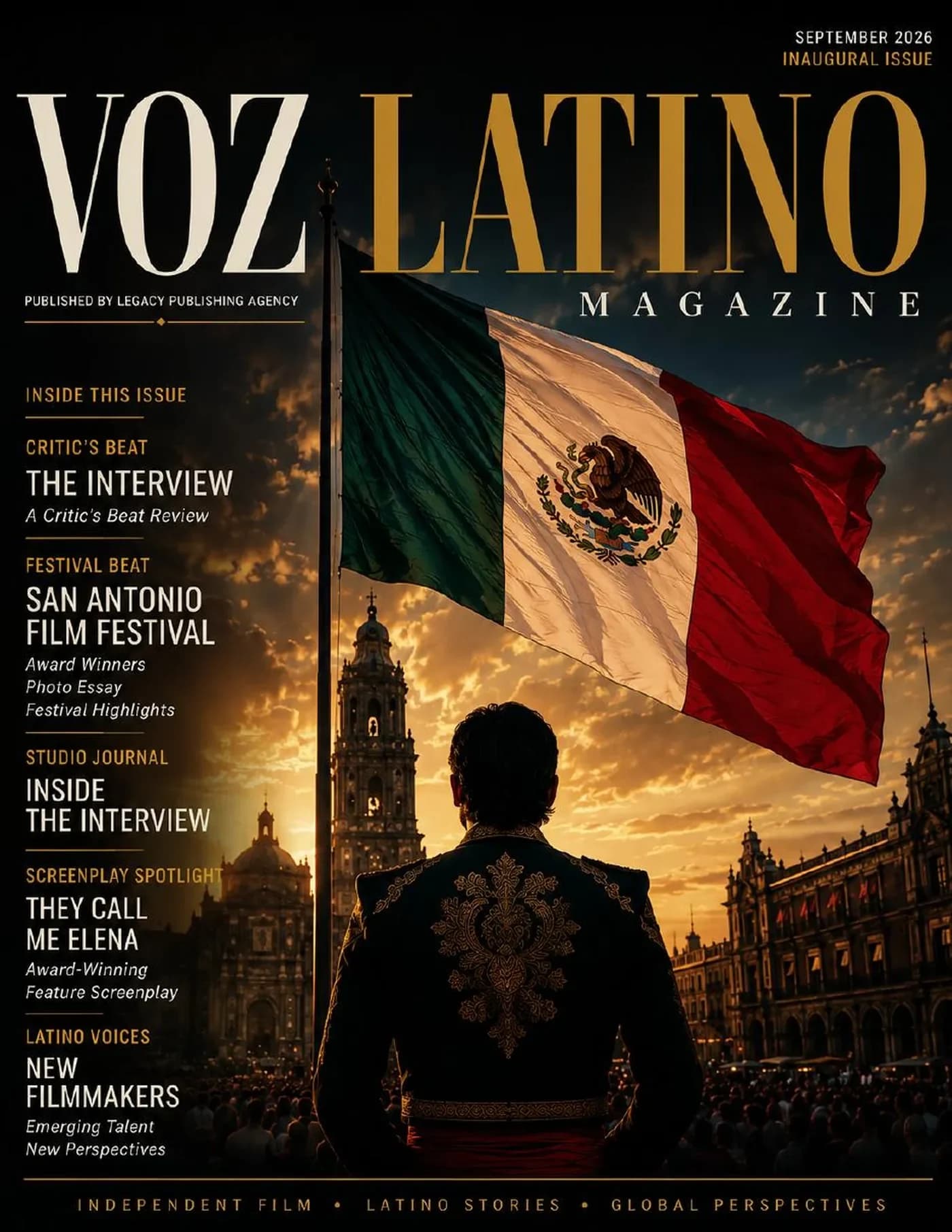 Voz Latino Magazine, September 2026, Inaugural Issue
